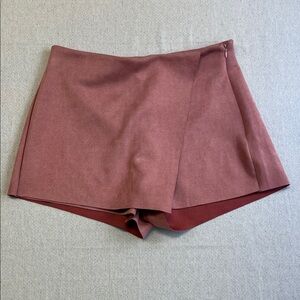 Active USA Wrap Skort Shorts in Mauve